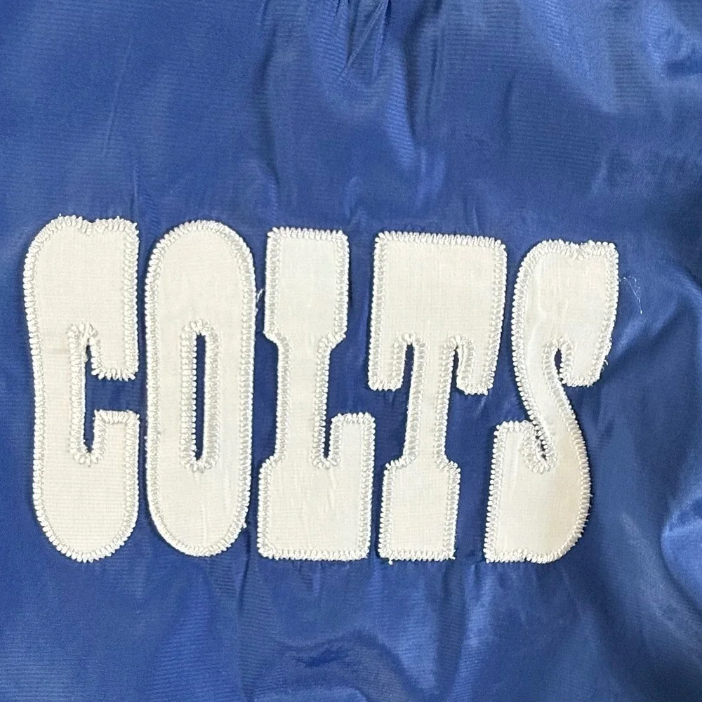 Reebok Windbreaker Kids Medium 10/12 NFL Team Apparel Colts Blue